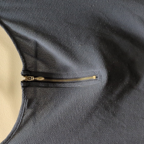 Blue Short Sleeve Blouse - Picture 6 of 6